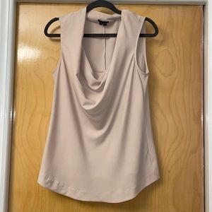 Nude Theory Sleeveless Cowl Neck Top